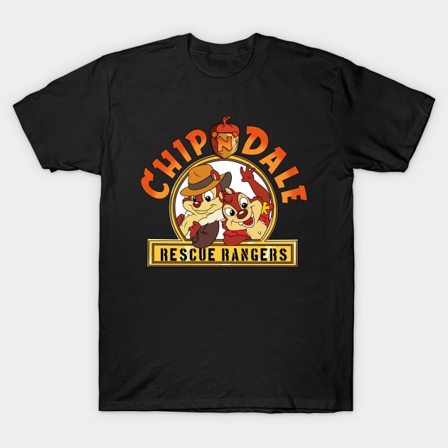 Chip and Dale T-Shirt by OniSide